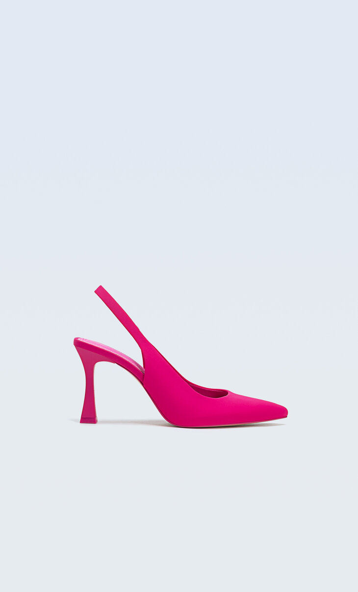 Heeled slingback shoes - Women's 