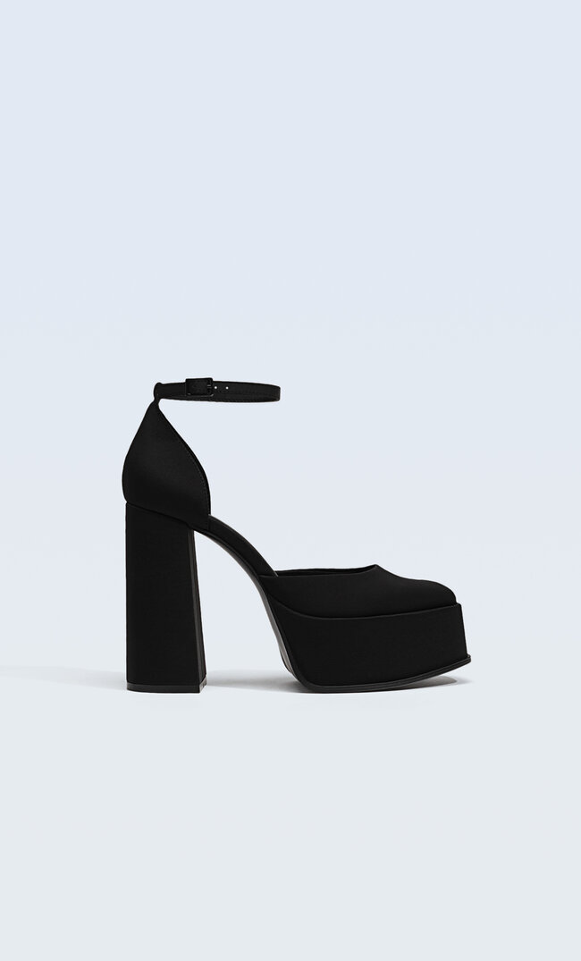 

Stradivarius Absatzschuhe Mit Plateau Schwarz 38