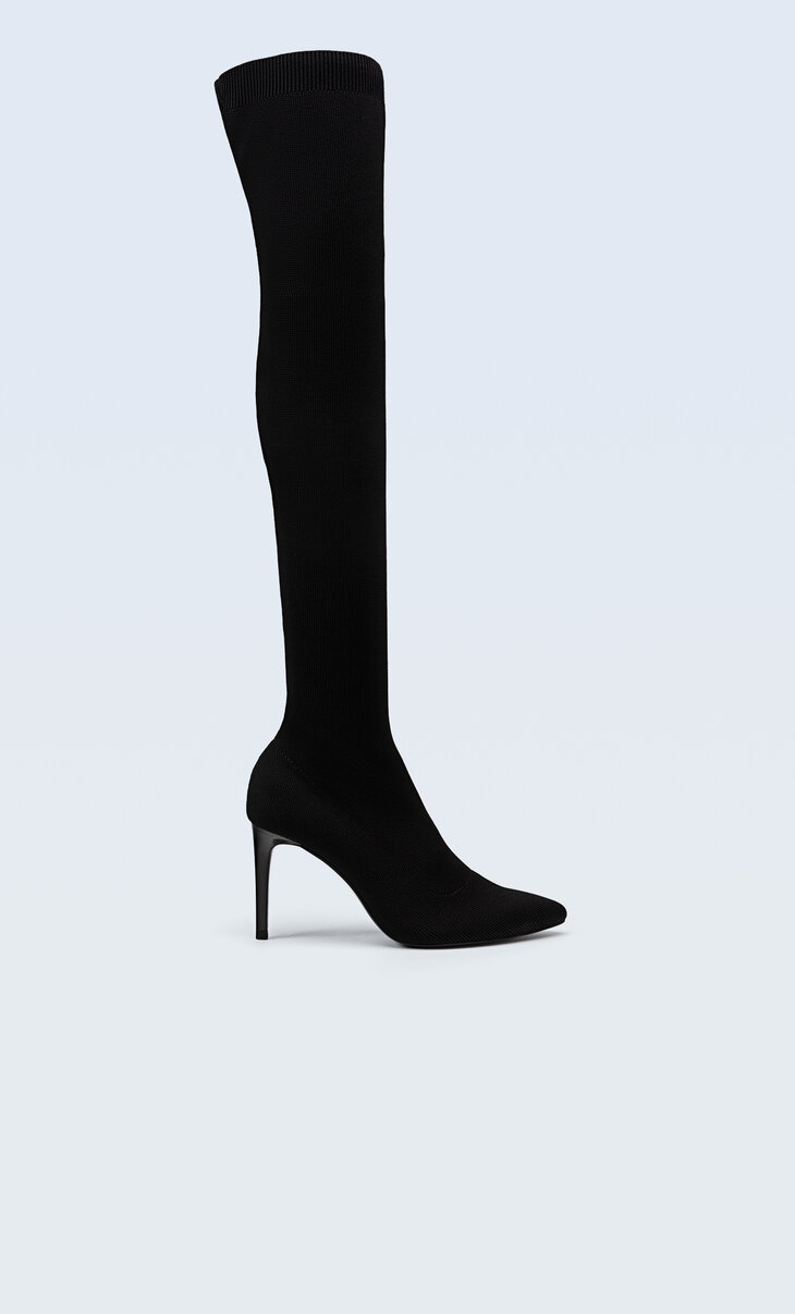 Stiletto heeled boots