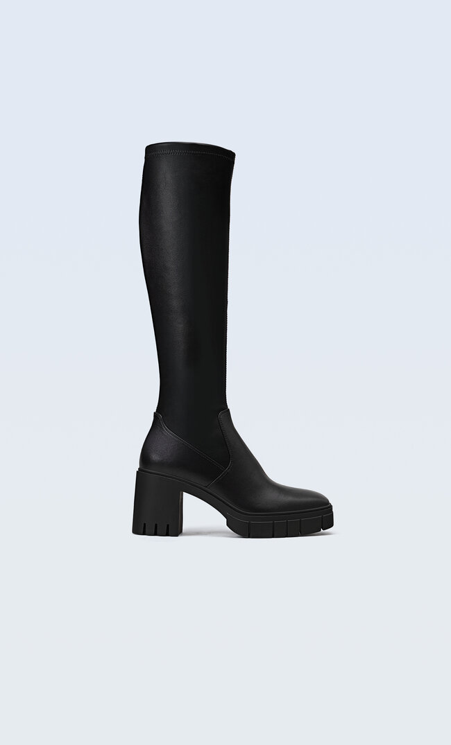 

Stradivarius Stretch-Absatzstiefel Schwarz 40