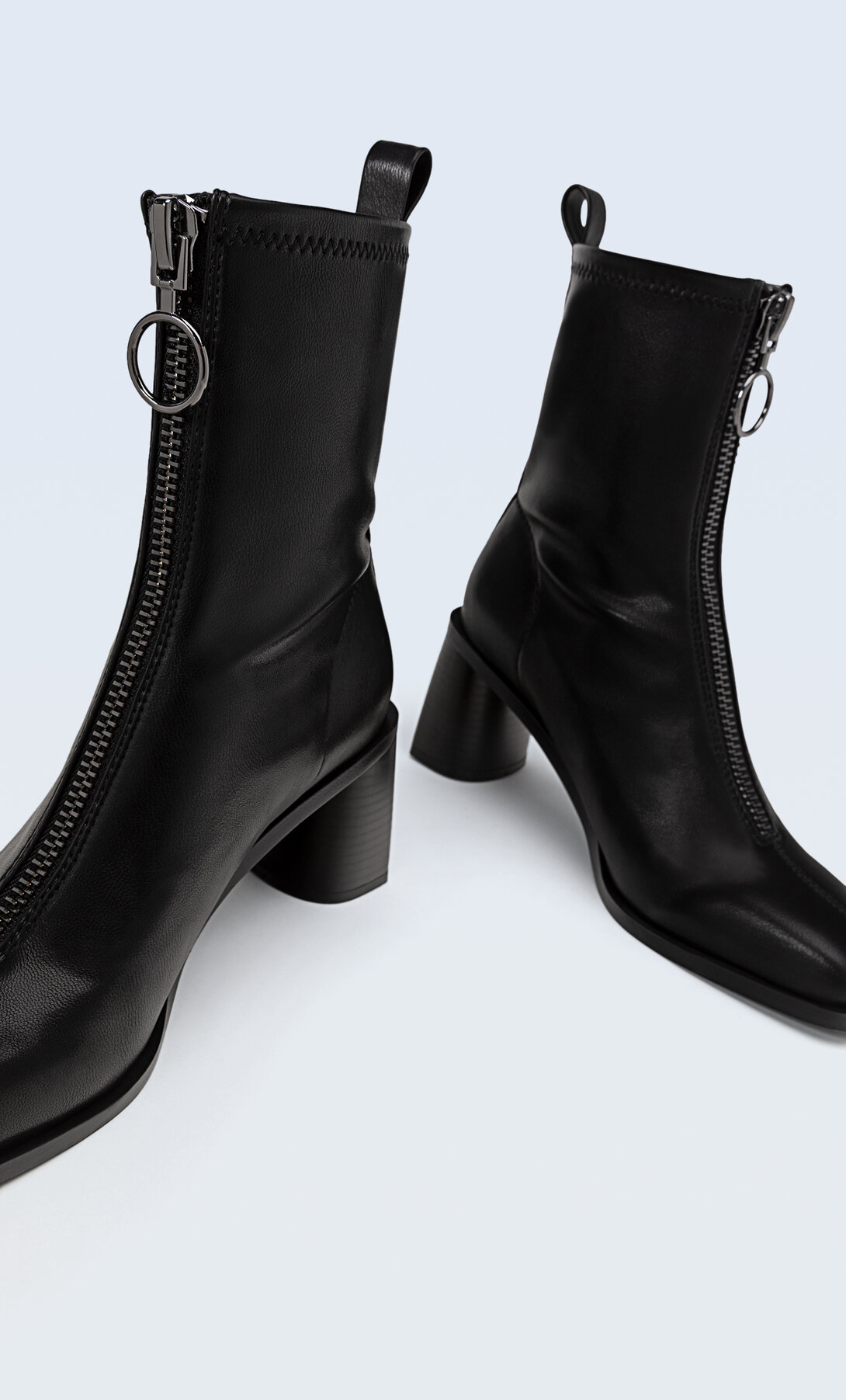 1 inch heel ankle booties