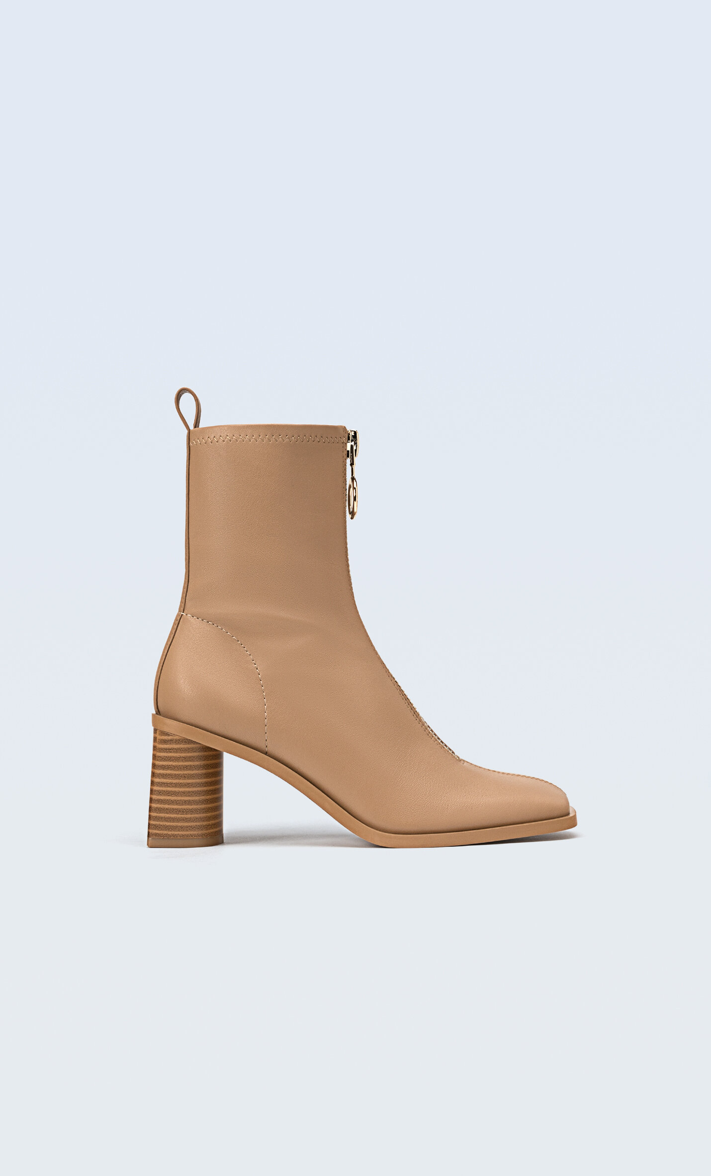 Stradivarius beige boots Clearance