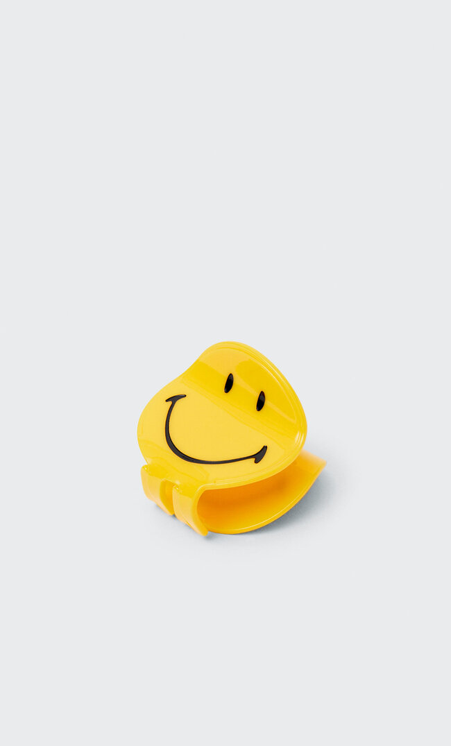 

Stradivarius Haarklammer Mit Smiley® Gelb M