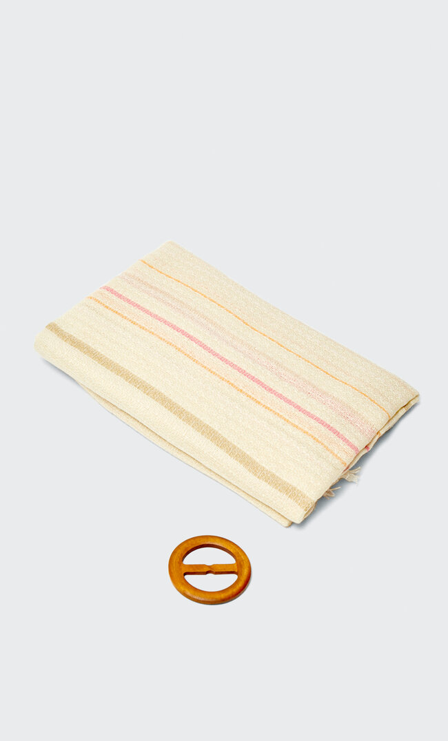 

Stradivarius Pareo W Rustykalnym Stylu Pastelowy Róż 103