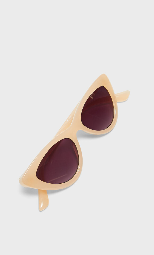 

Stradivarius Cateye-Sonnenbrille Ecru M