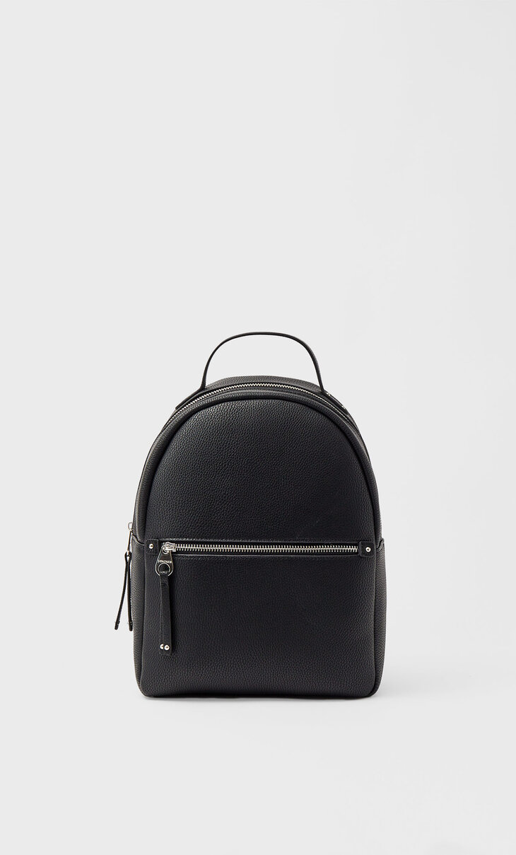 Backpack with zips