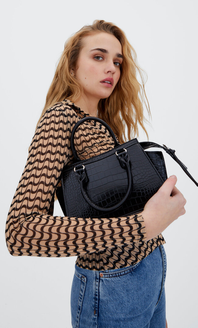 

Stradivarius Minitorebka Na Ramię City Czarny M