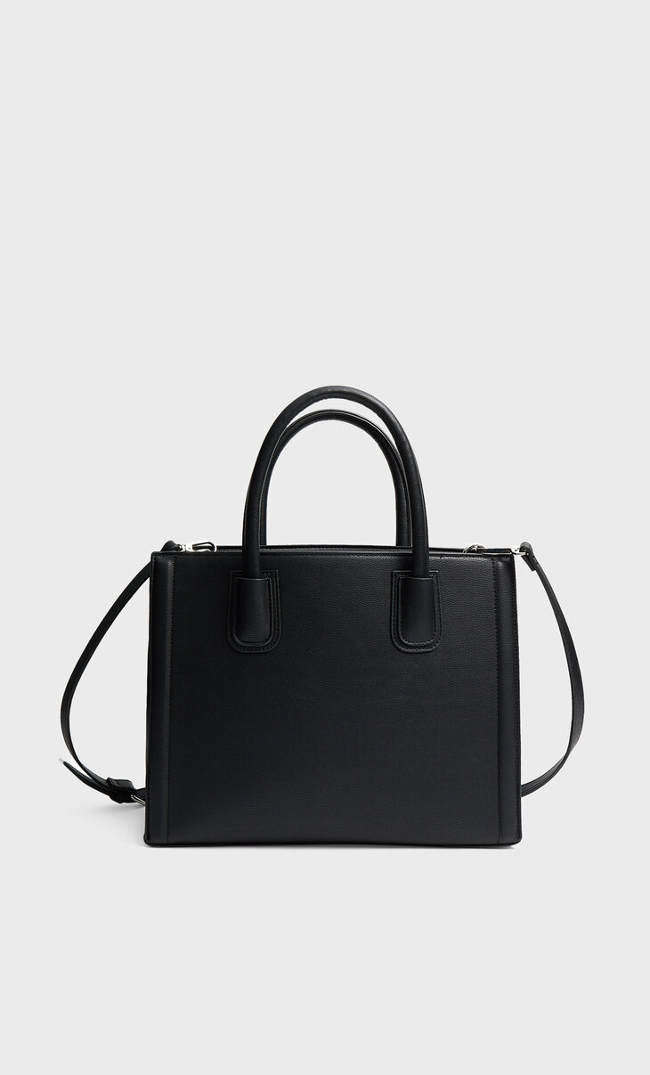 Structured tote bag