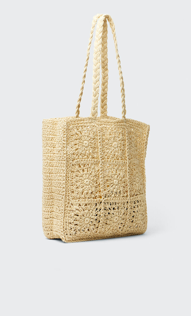 

Stradivarius Pleciona Torba Shopper Przezroczysty M