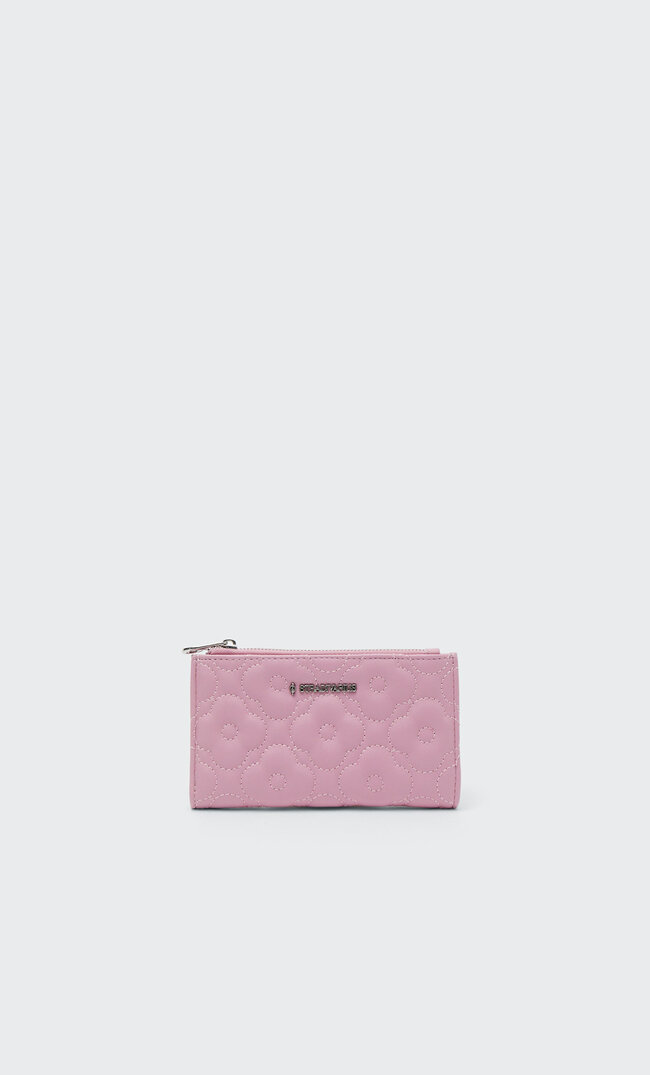

Stradivarius Pikowany Portfel Basic W Kwiaty Pastelowy Róż M
