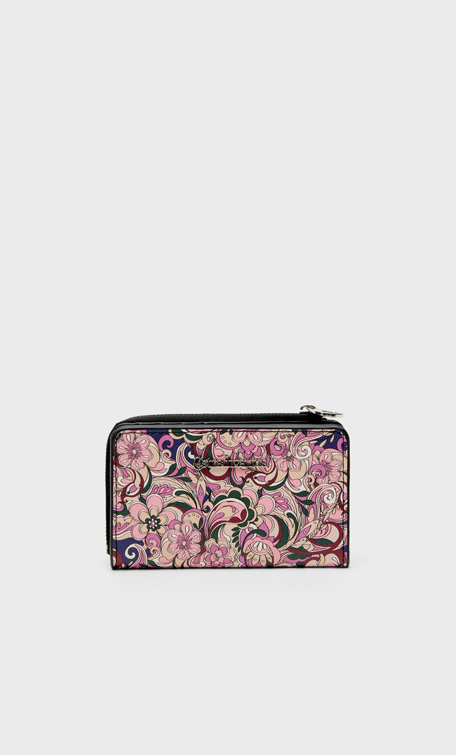

Stradivarius Geldbeutel Und Kartentasche Mit Print Pastellrosa M