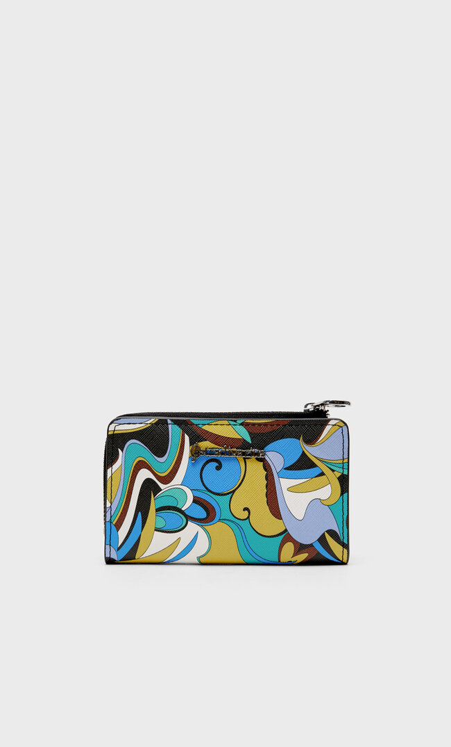 Stradivarius Geldbeutel Und Kartentasche Mit Print Grün M