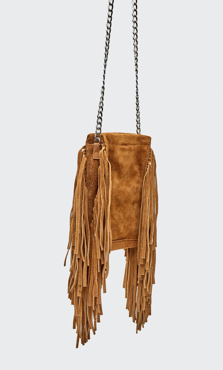 Smartphone purse with fringing