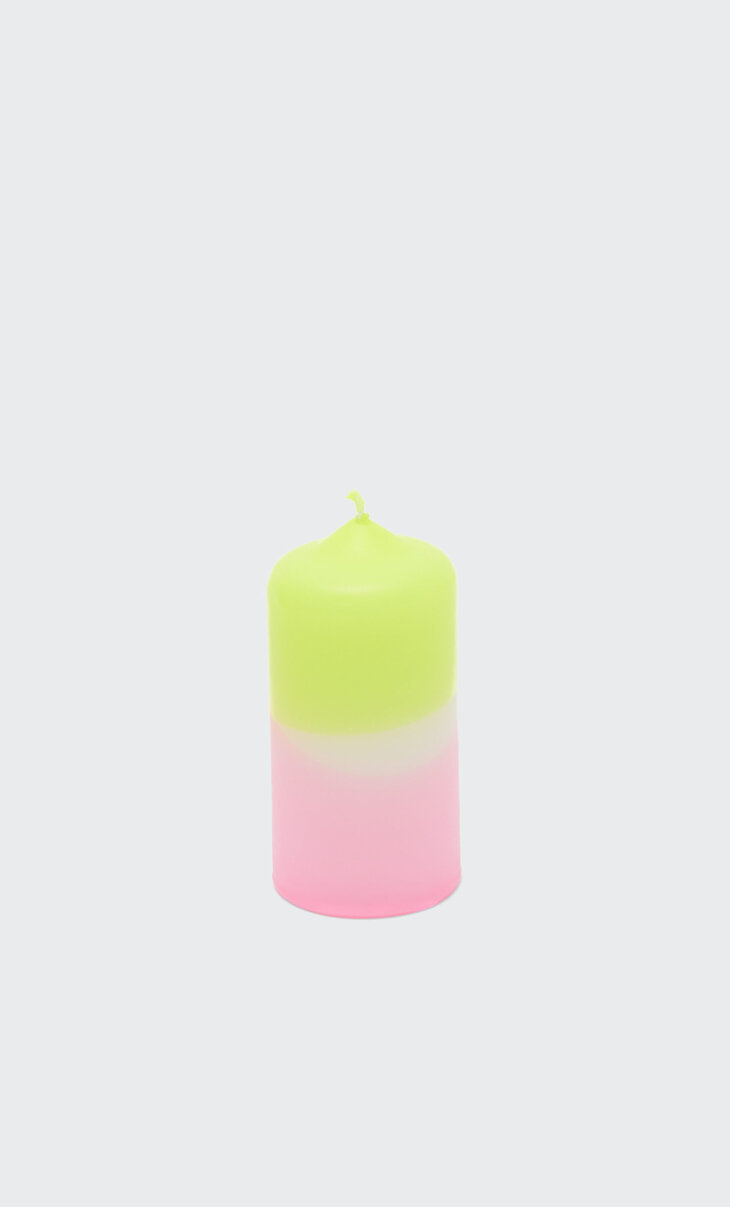 Large multicoloured candle