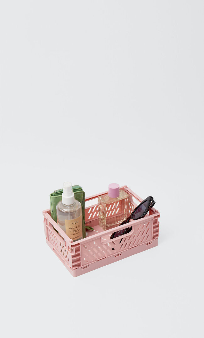 

Stradivarius Farbige Box Rosa Nude 103