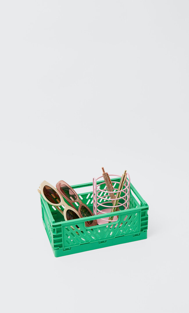 

Stradivarius Farbige Box Limettengrün 103