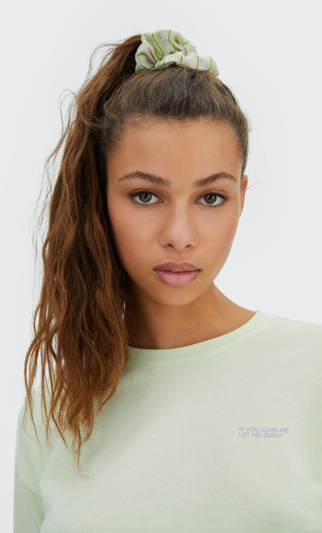 

Stradivarius Doppelpack Pyjamahaargummis Ecru 103