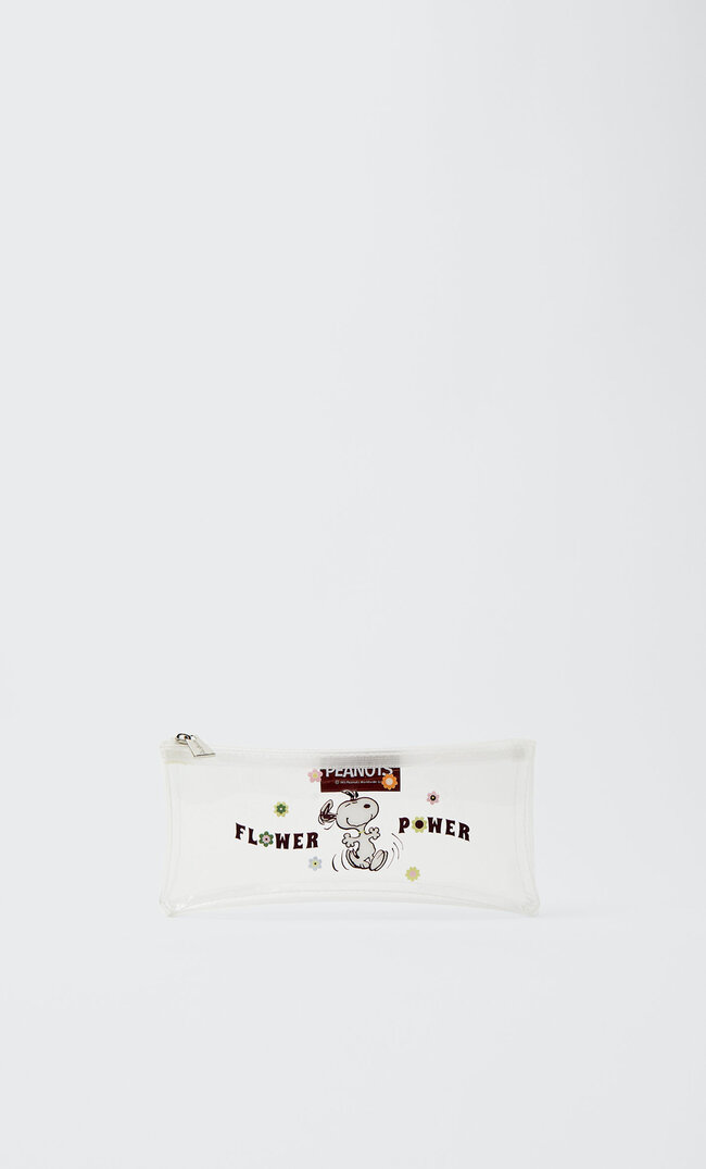 

Stradivarius Piórnik Ze Snoopym Flower Power Cielisty Róż 103
