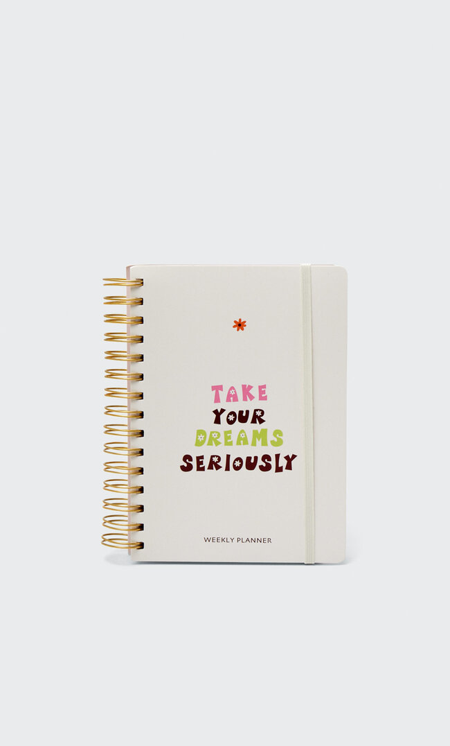

Stradivarius Planner Premium Ecru 103
