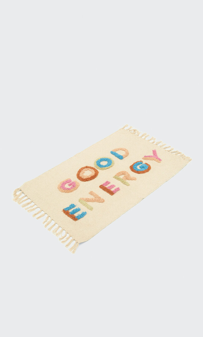 

Stradivarius Dywanik „Good Energy” Ecru 103