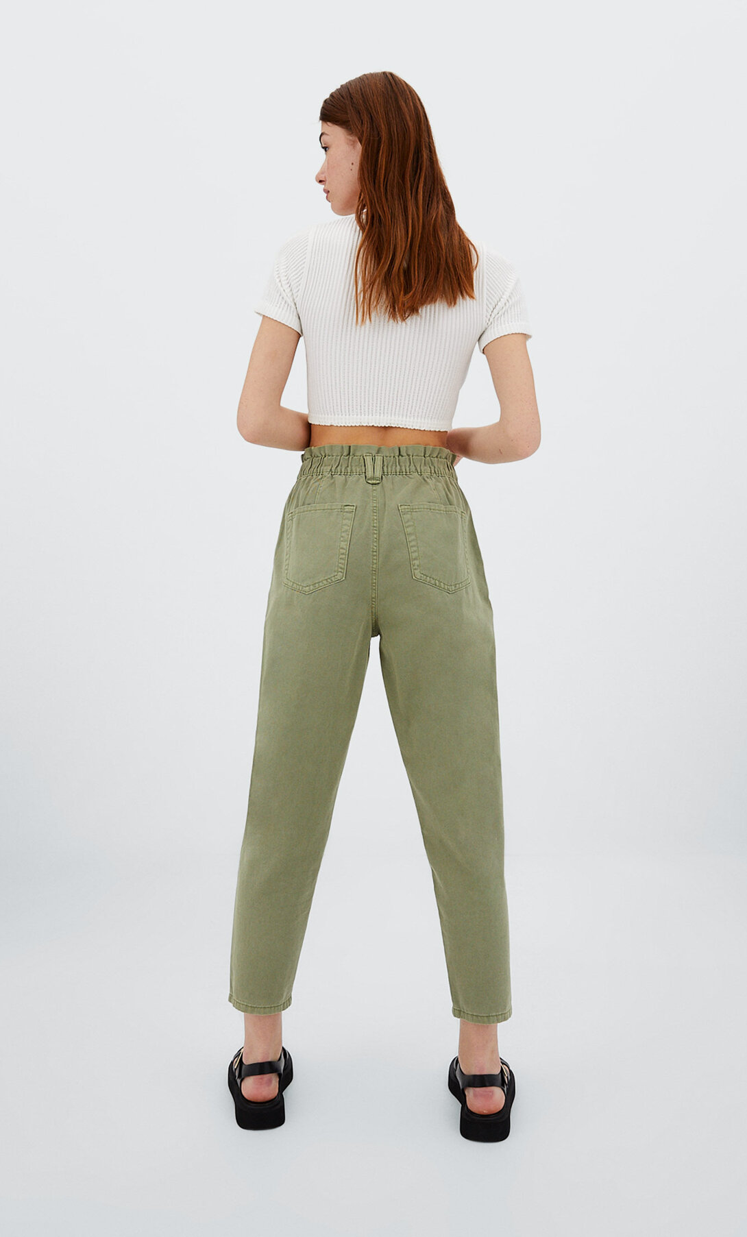 Jeans baggy sarga | Stradivarius España