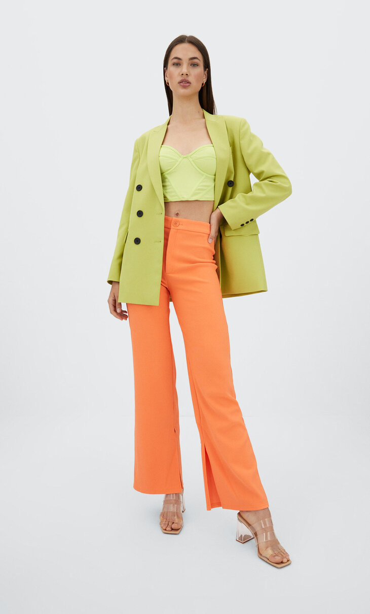 Pantalón Vaquero Mujer – Stradivarius Pitillo en Negro de Segunda Mano -  Ropasion