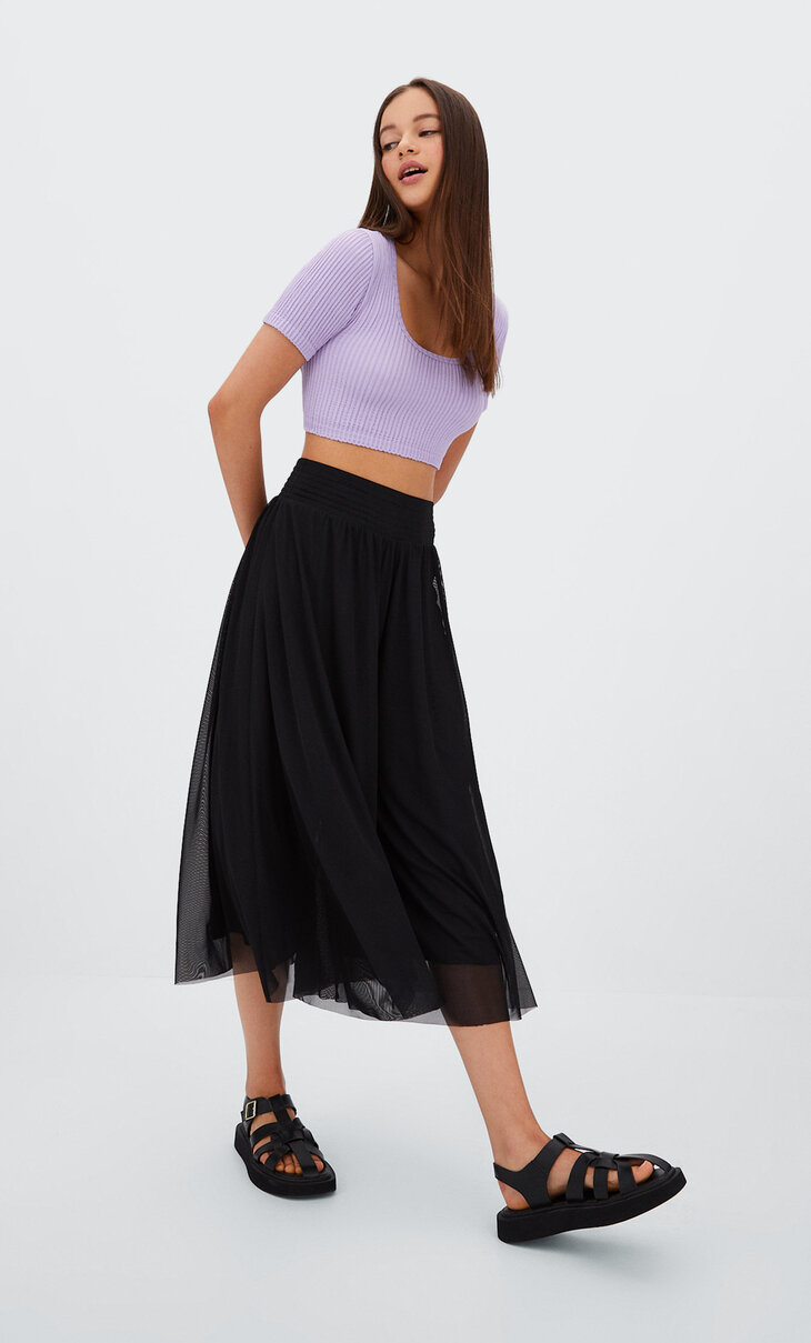 Tulle culottes