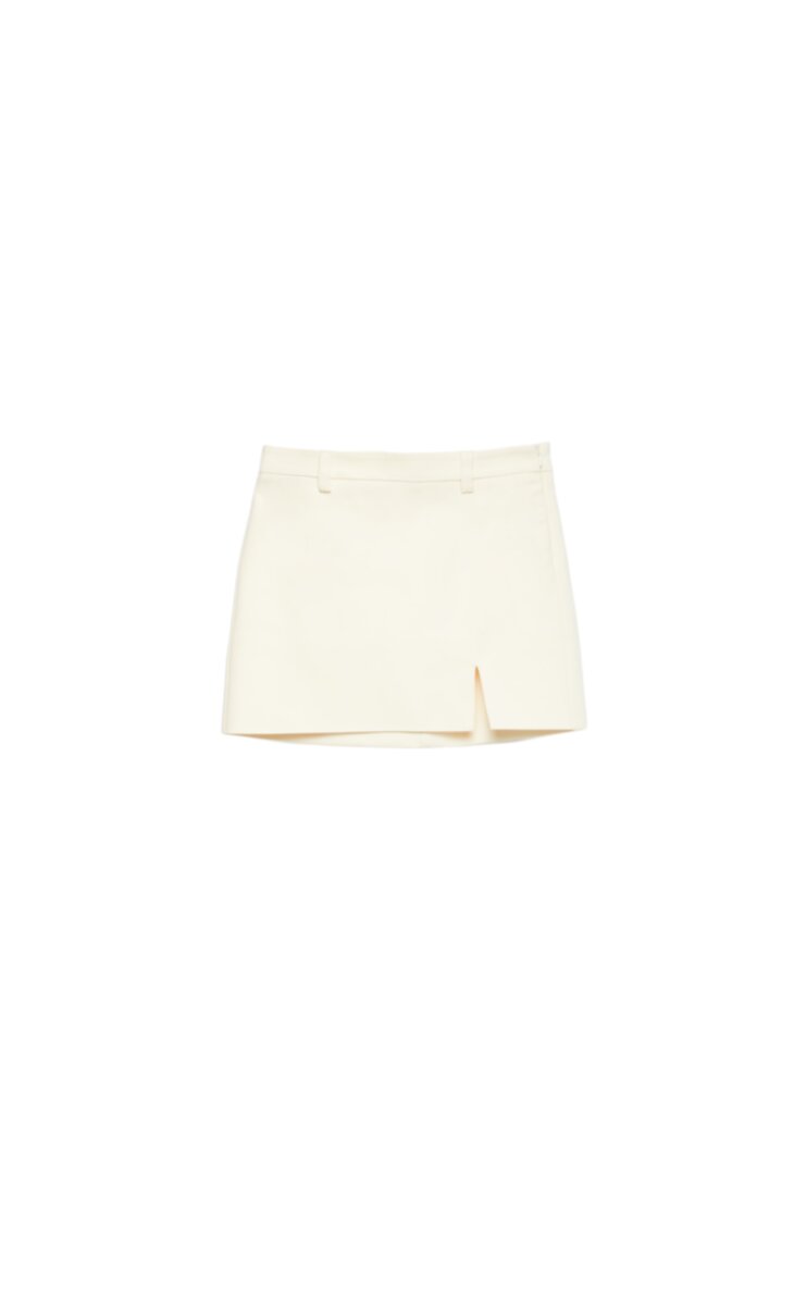 Slit Mini Skirt