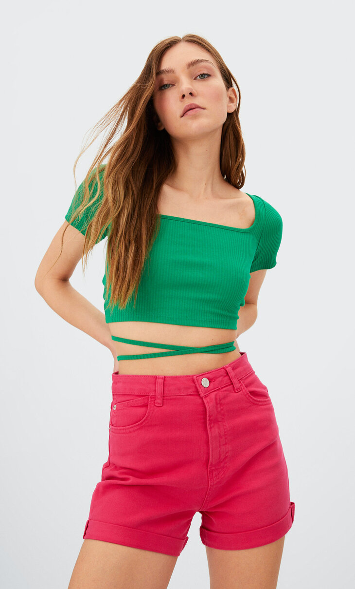 Shorts de Mujer - Colección Verano 2022 | Stradivarius España