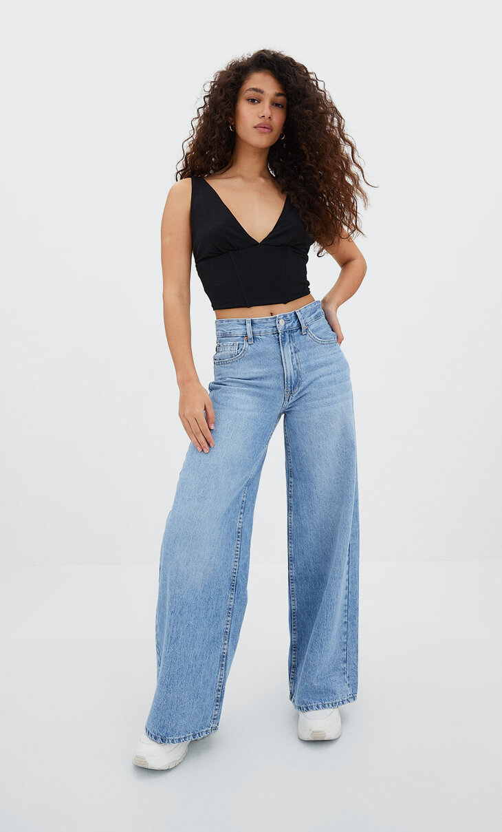 Low relaxed fit jeans