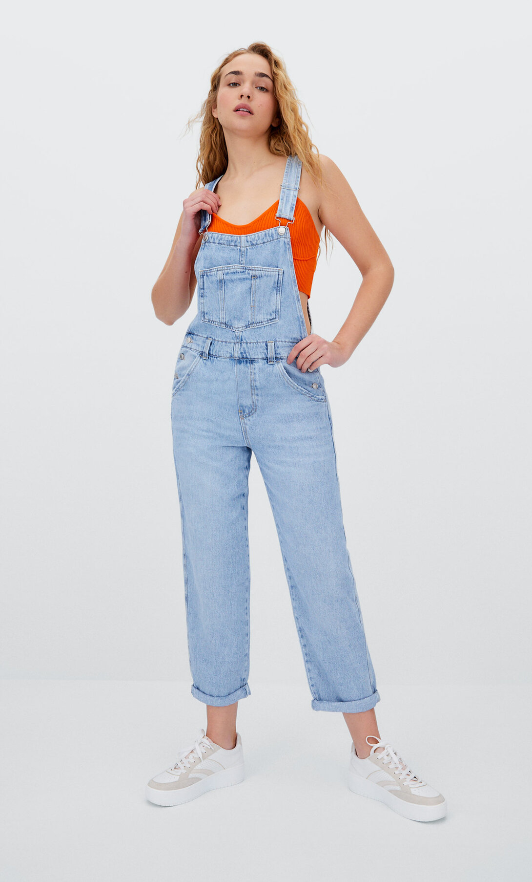 Peto denim worker | Stradivarius España