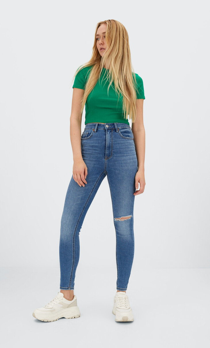 Jeans de pitillo de Mujer - Colección 2022 | Stradivarius España