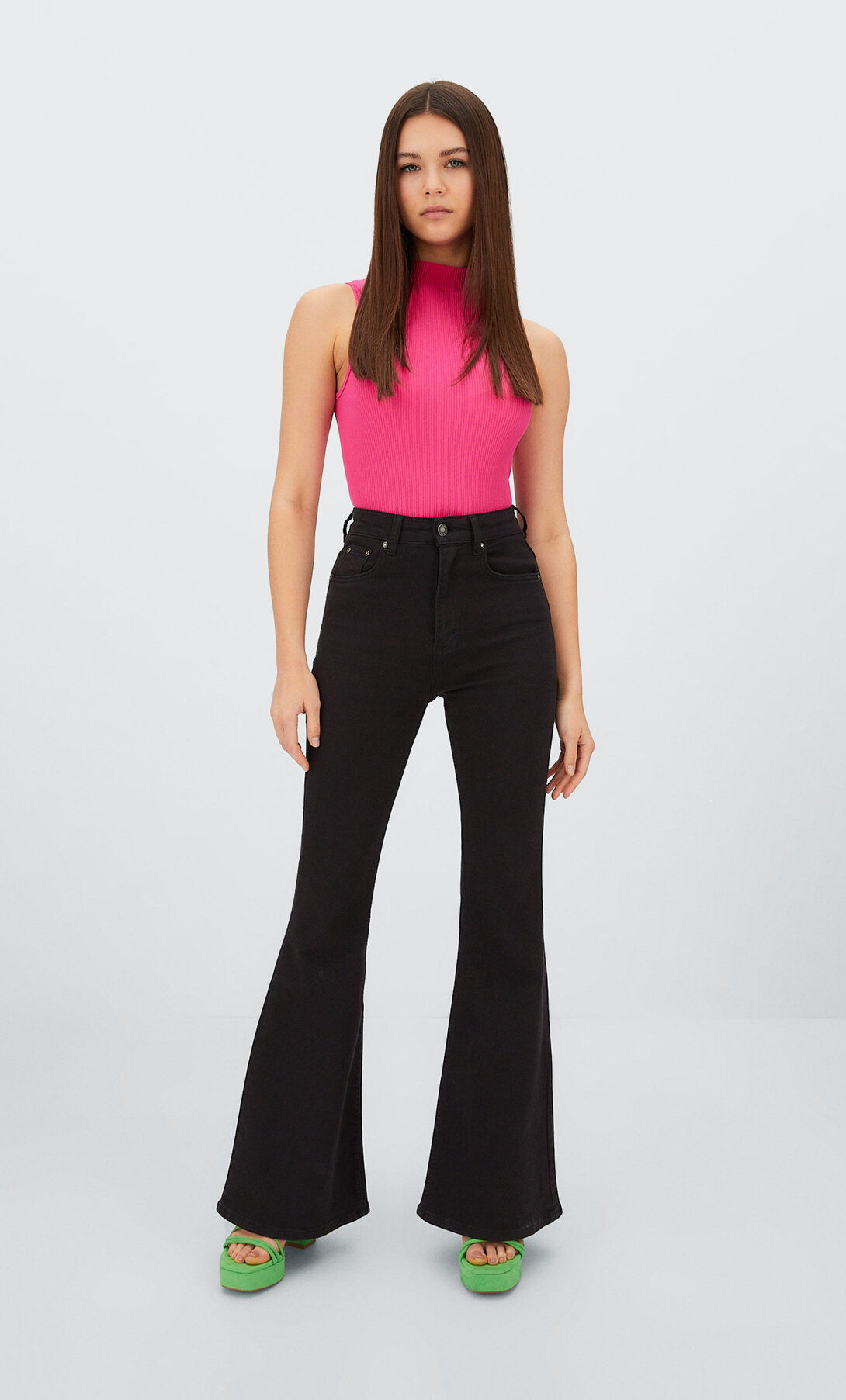 Skinny flare jeans - Women's fashion 