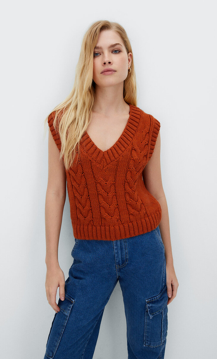 Chalecos de punto de Mujer - Colección 2022 | Stradivarius España