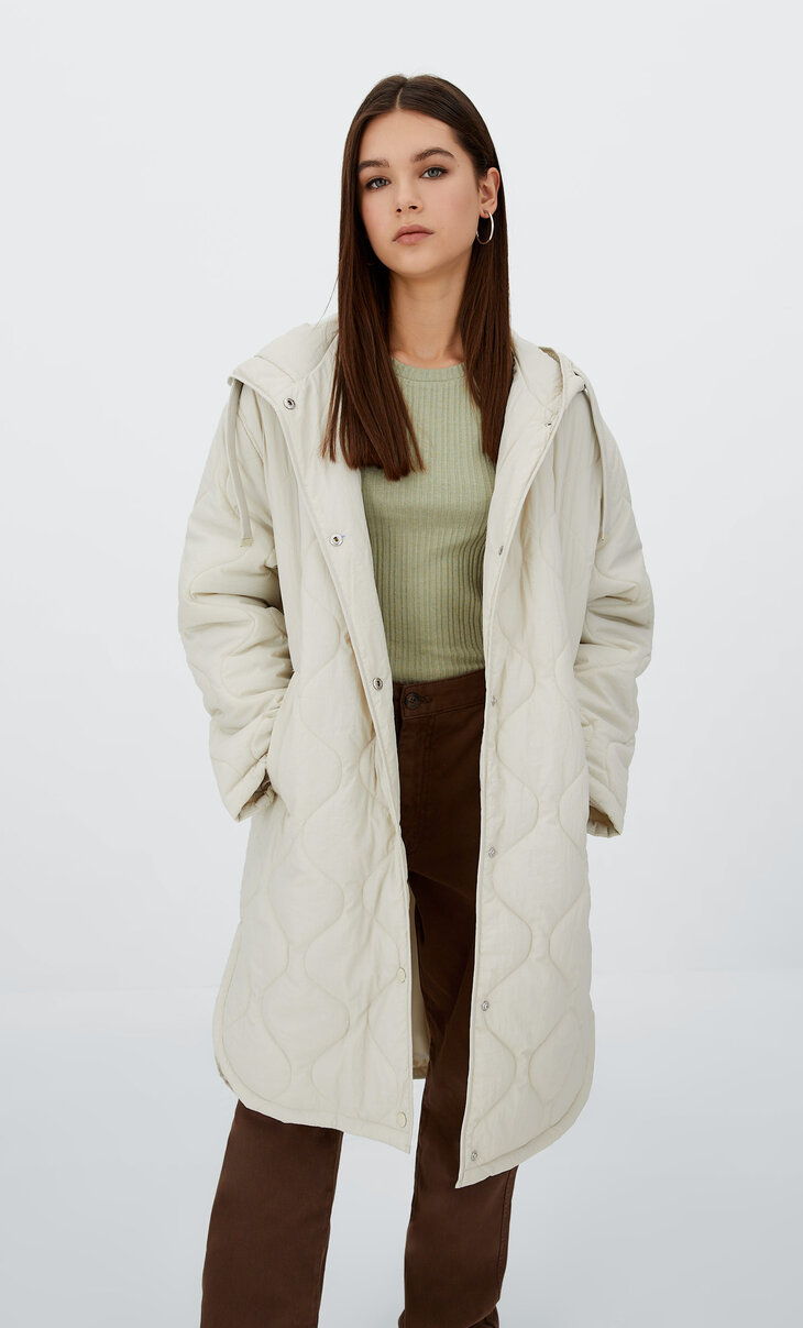 stradivarius fur coat
