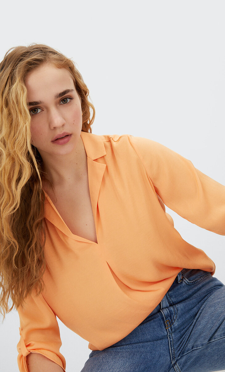 camisas stradivarius mujer