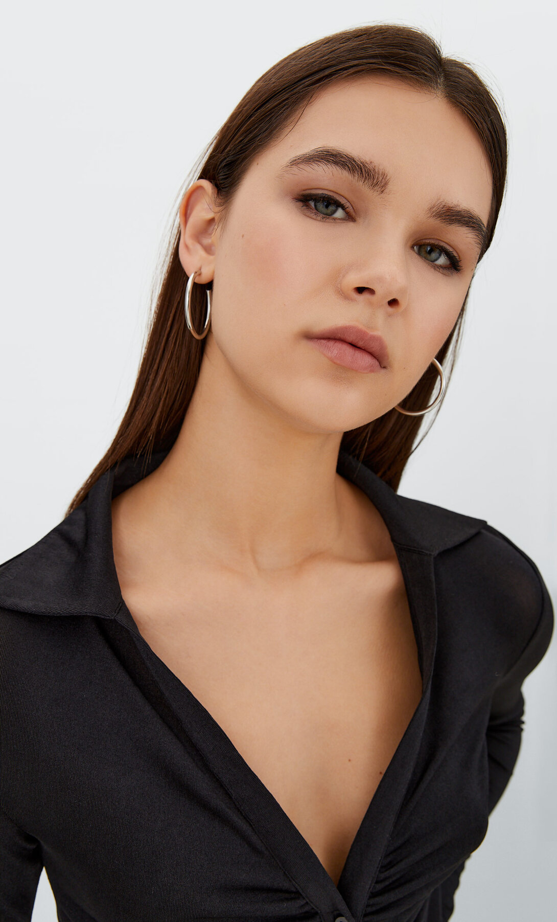 Gathered Shirt Women s Fashion Stradivarius Portugal