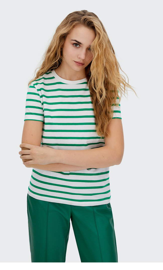 

Stradivarius Basic-Shirt Grün S