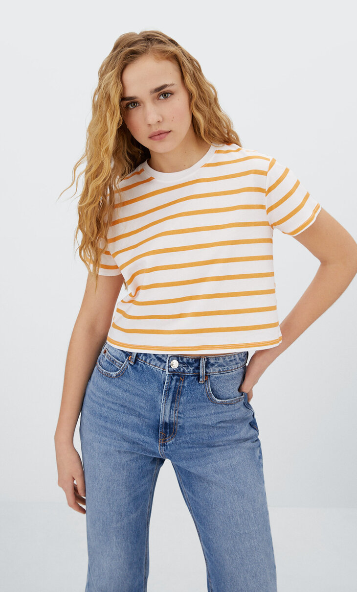 Camisetas de manga corta de mujer | Stradivarius España