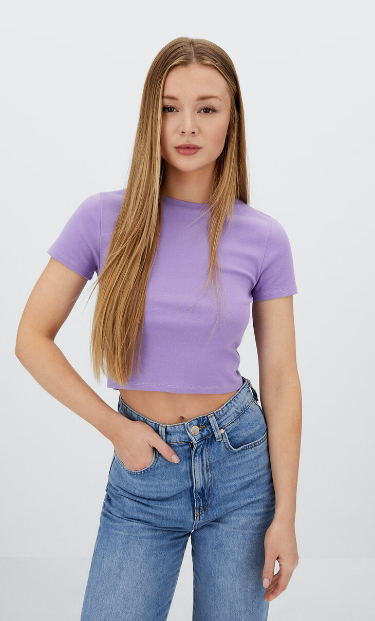Camisetas de manga corta de mujer | Stradivarius España