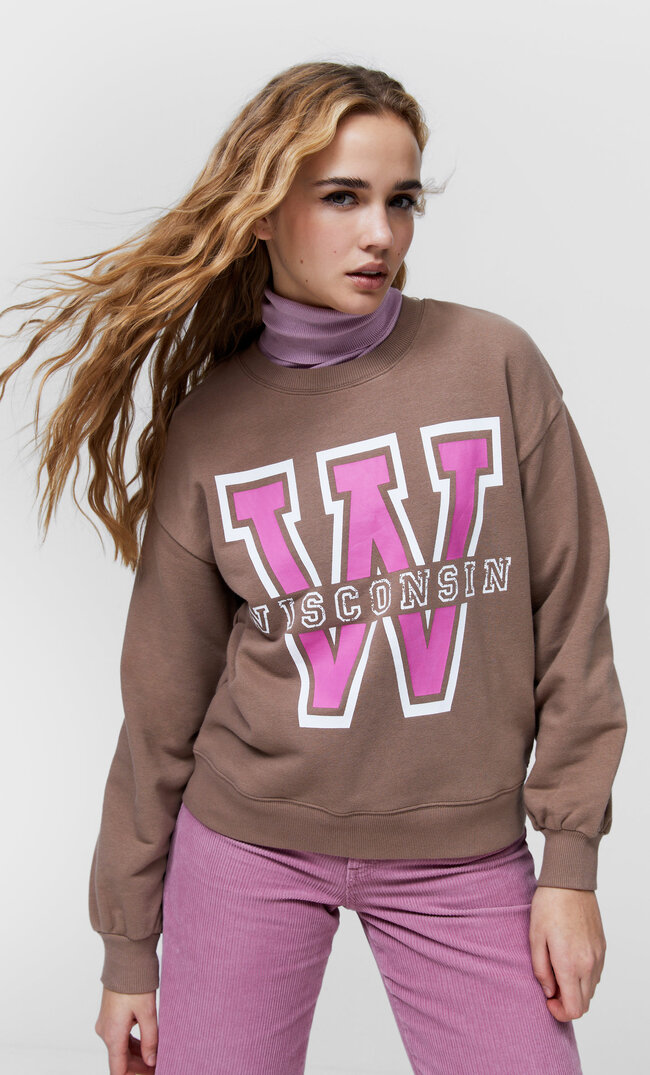 

Stradivarius Positioniertes Sweatshirt Braun S