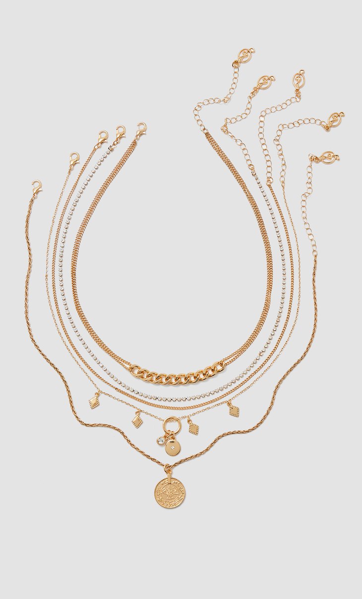 Set of 5 necklaces