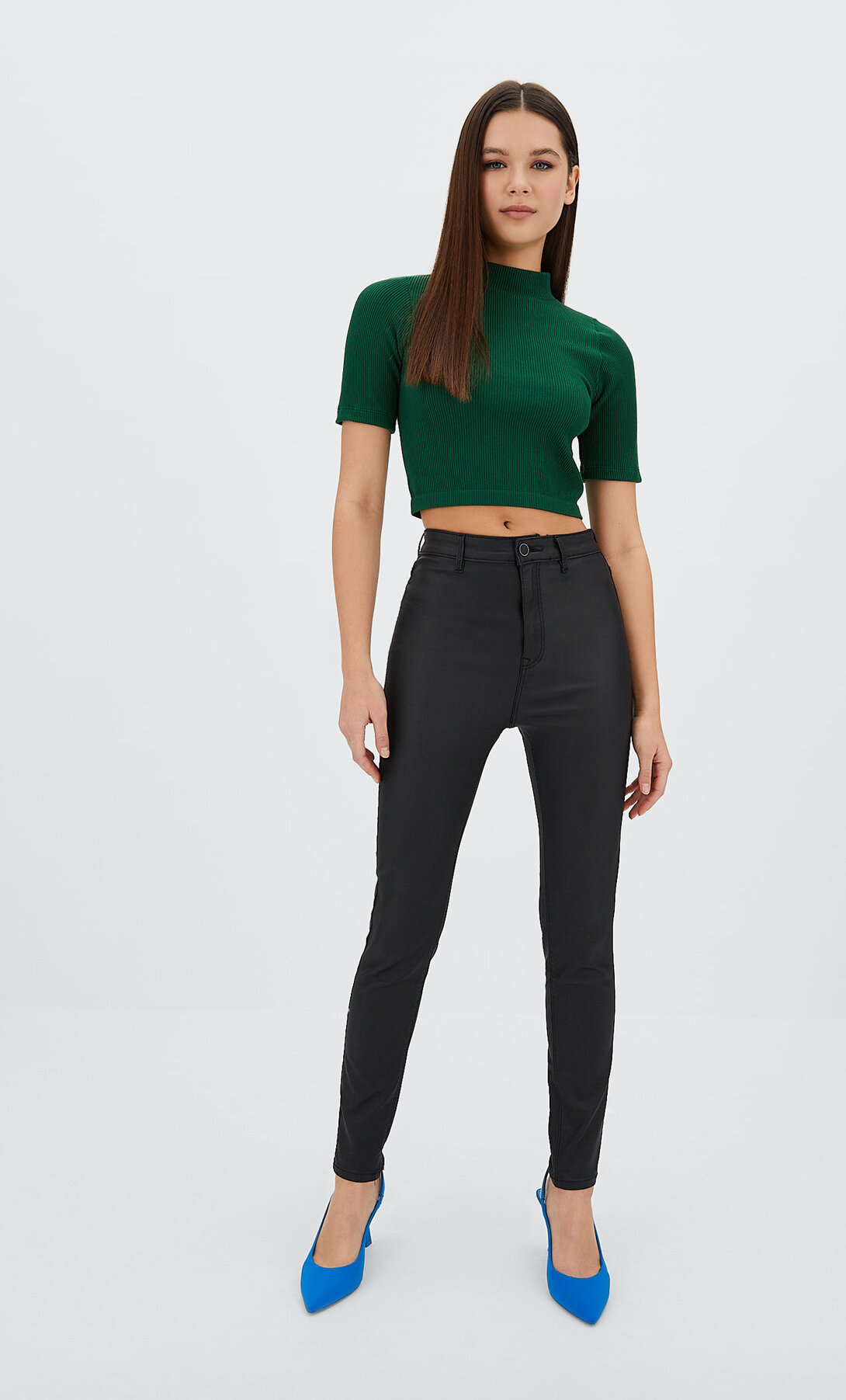 Pantalón coating super high waist | Stradivarius España