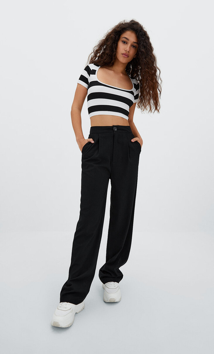 Broeken voor dames - Bieden mode 2022 | Stradivarius Netherlands
