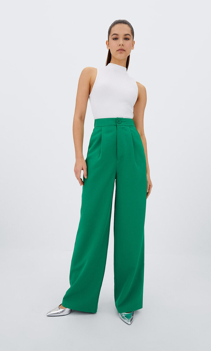 Pantalones de Vestir de Mujer - Colección 2022 | Stradivarius España