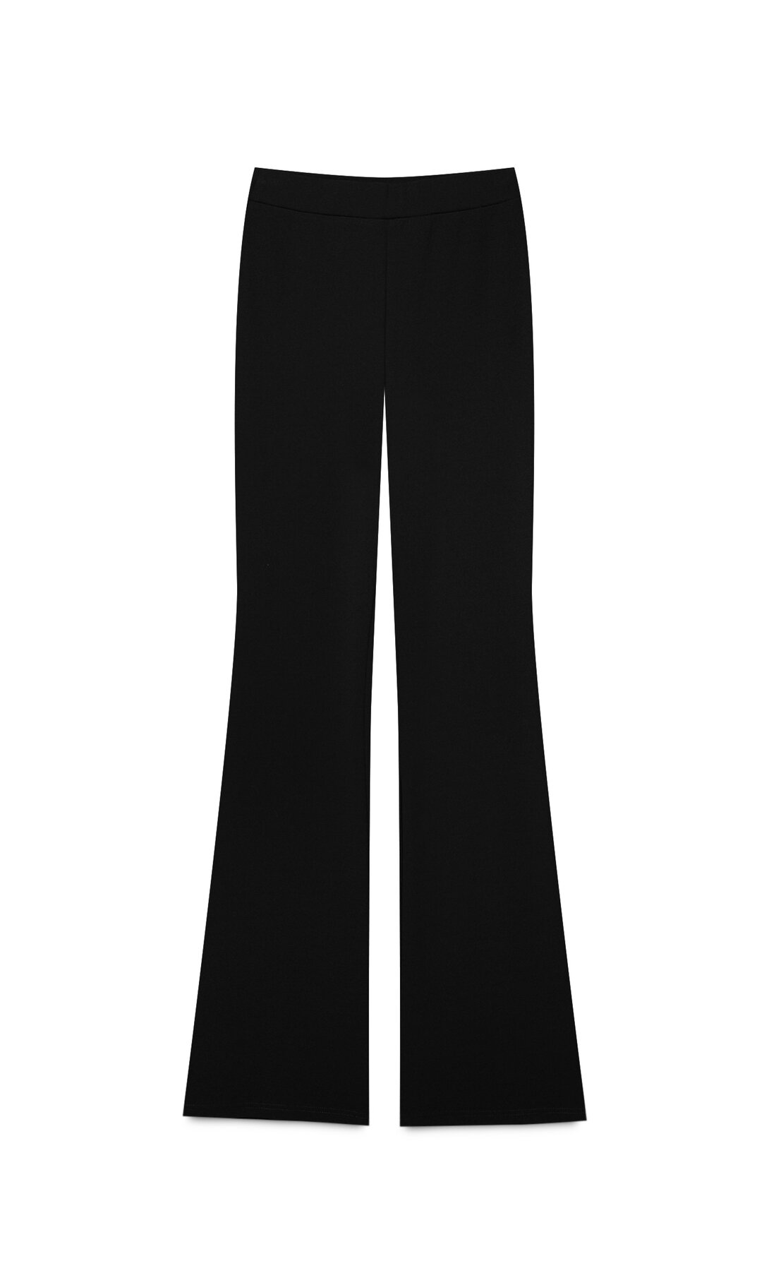 Pantalón flare punto liso | Stradivarius España