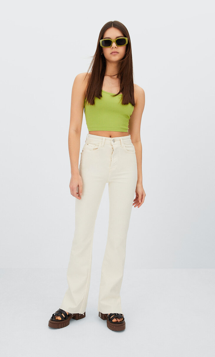 Jeans Flare de Mujer - Colección 2022 | Stradivarius España