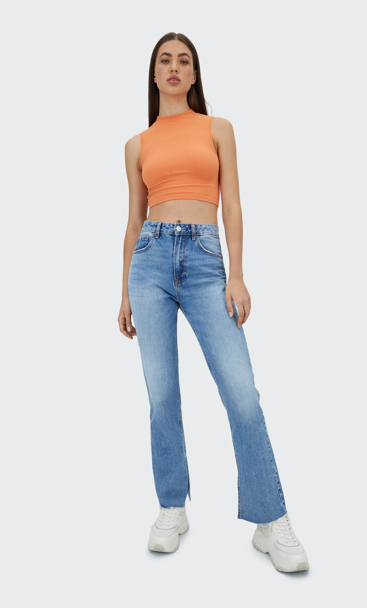 Comfortabele jeans in recht model