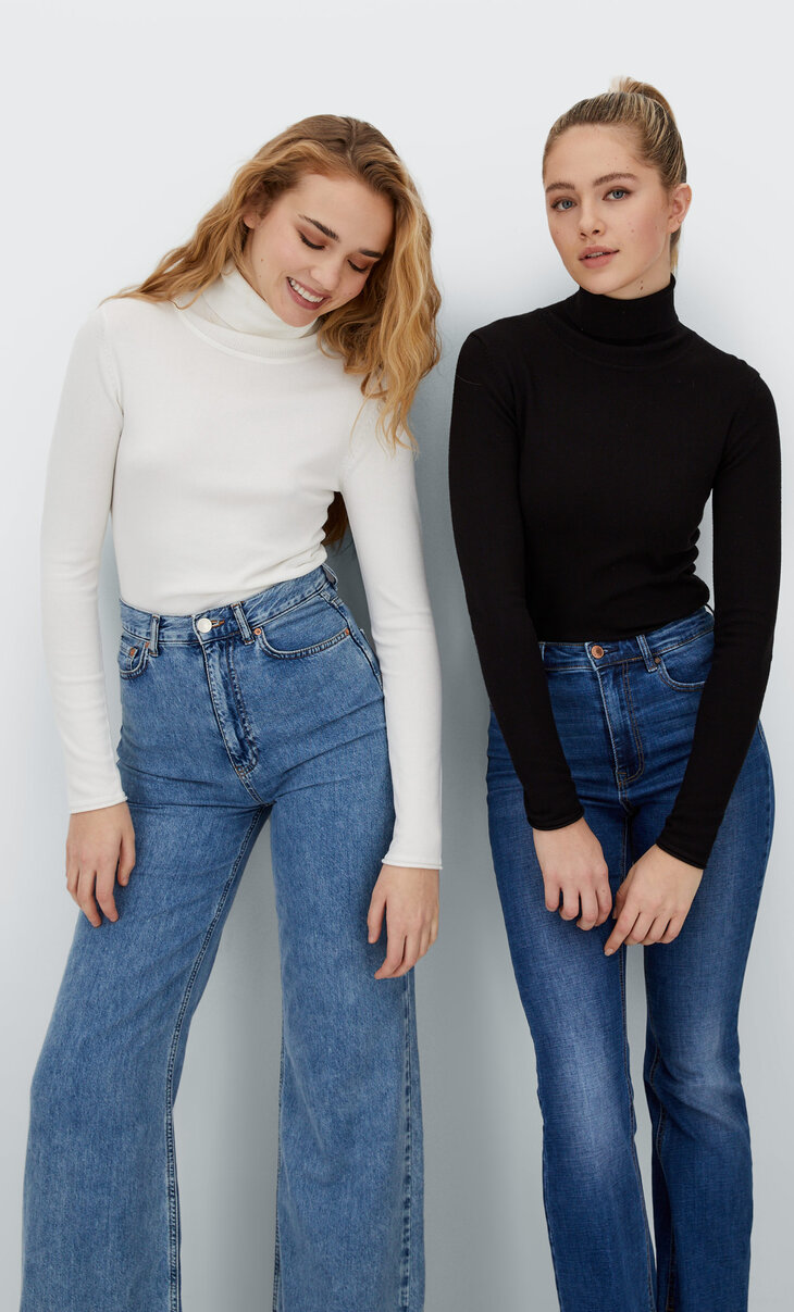 Pack of 2 turtleneck sweaters