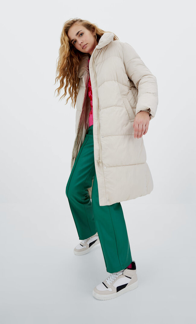 

Stradivarius Pikowany Kardigan Waniliowy M
